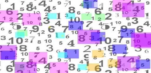 PRNGs and QRNGs numbers random numbers on a white background
