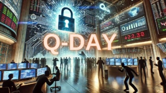DQ-Day written on top of computer lab with a lock attached